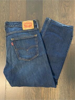 Levis 504 Men's Dark Blue Jeans
